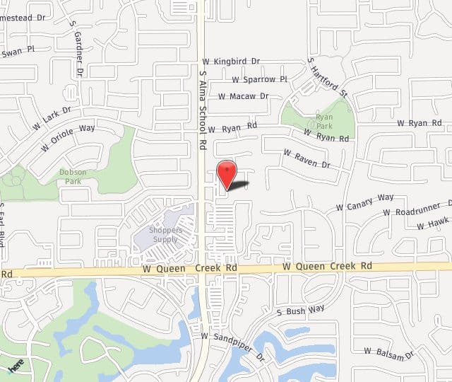 Location Map: 2735 S Alma School Rd Chandler, AZ 85286